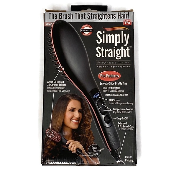 Simply Straight Ceramic Straightening Brush - Picture 2 of 2